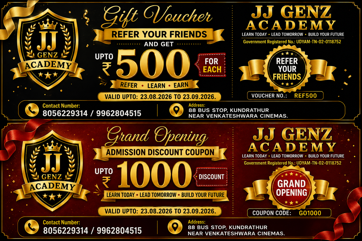 REFERENCE OFFER'S FOR EACH STUDENTS